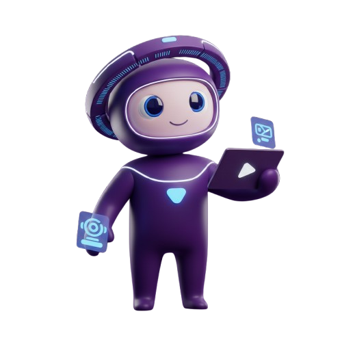 Mascote oficial do Verbo Play